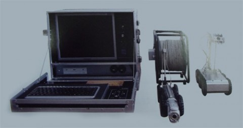 Przenośny zestaw RTE 70/800 do inspekcji TV rur i kanałów